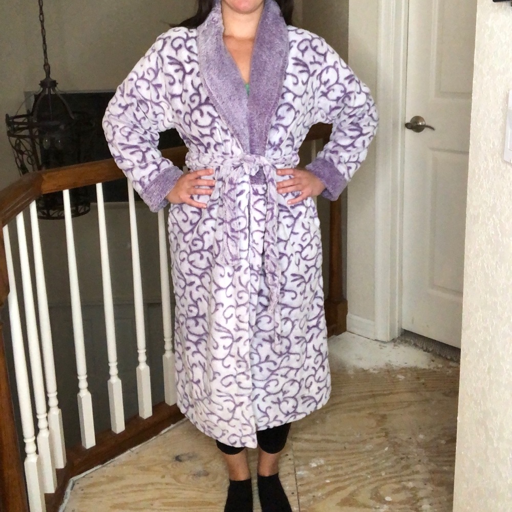 Lilac long robe